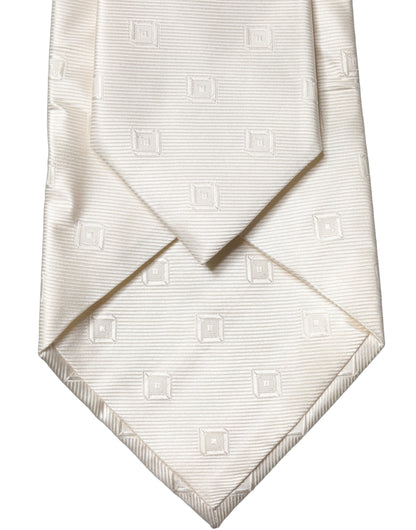 Dolce & Gabbana Cravatta – colore Bianco – Seta