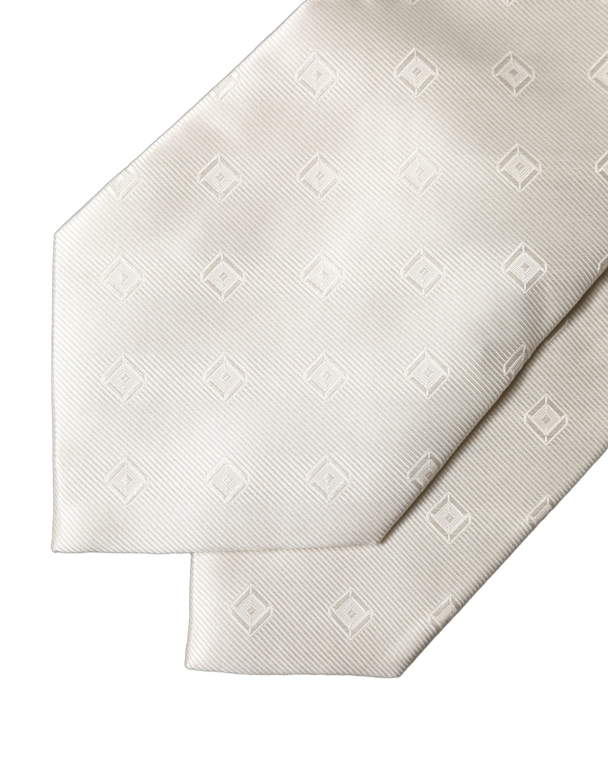 Dolce & Gabbana Cravatta – colore Bianco – Seta