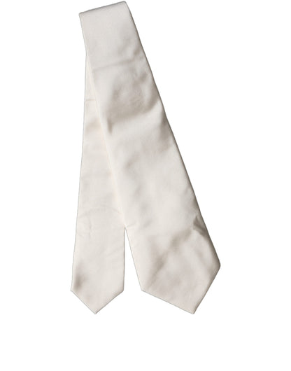Dolce & Gabbana Cravatta – colore Bianco – Seta