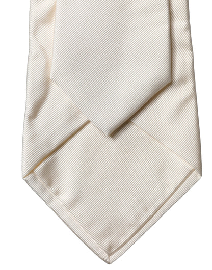 Dolce & Gabbana Cravatta – colore Bianco – Seta