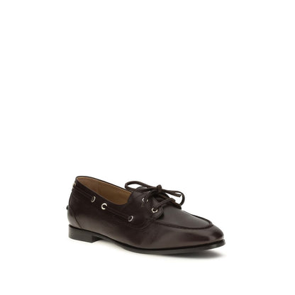 Bally Braune Kalbsleder Bos Taurus Loafer zum Hineinschlüpfen