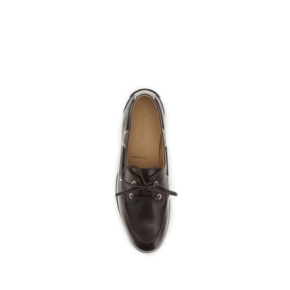 Bally Braune Kalbsleder Bos Taurus Loafer zum Hineinschlüpfen