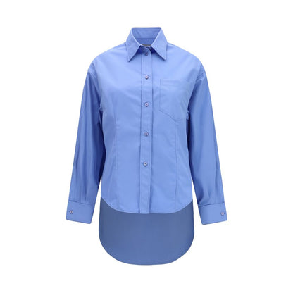 Balenciaga Blaues Baumwollhemd