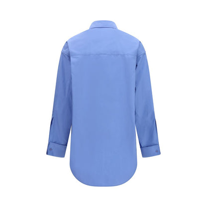 Balenciaga Blaues Baumwollhemd