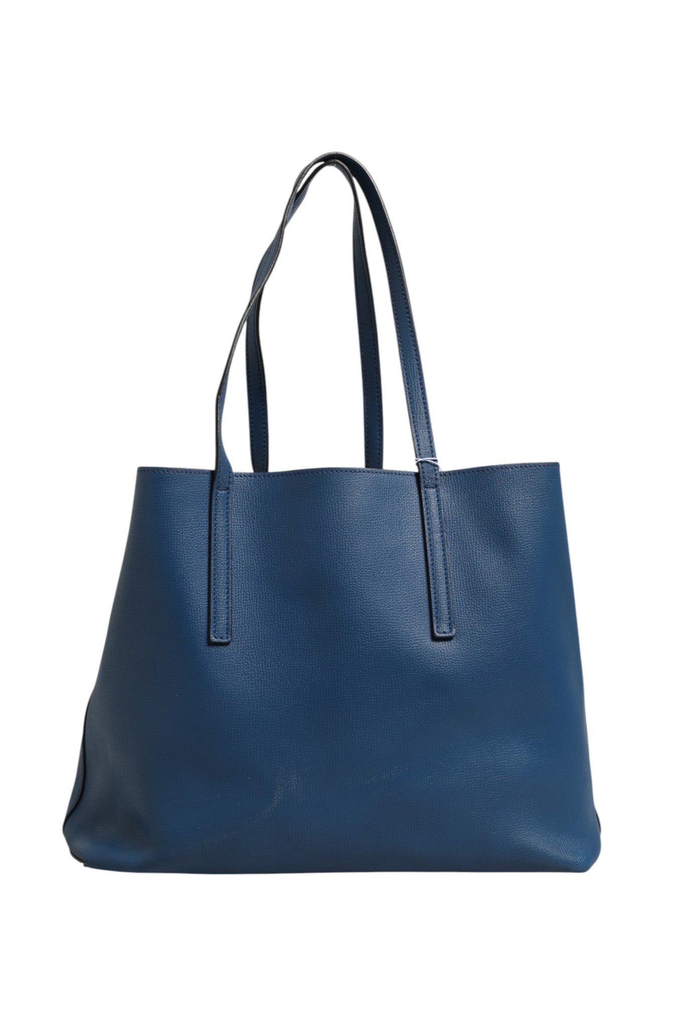 Fendi Marineblaue Leder-Shopping-Tote