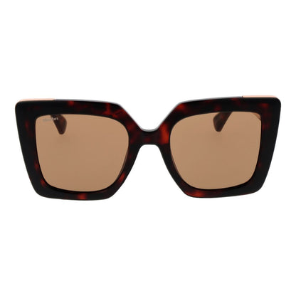 Max Mara Braune Sonnenbrille aus Kunststoff