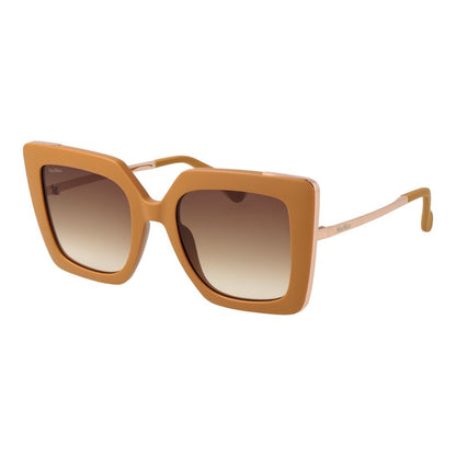 Max Mara Braune Sonnenbrille aus Kunststoff