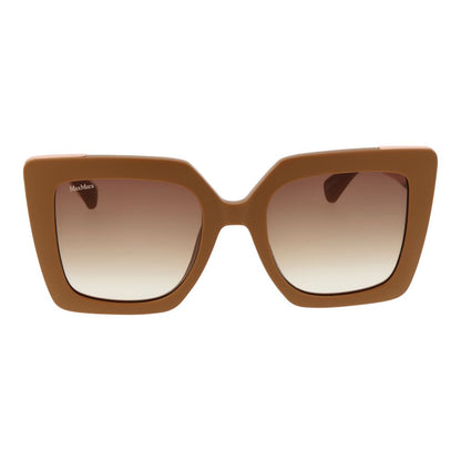 Max Mara Braune Sonnenbrille aus Kunststoff