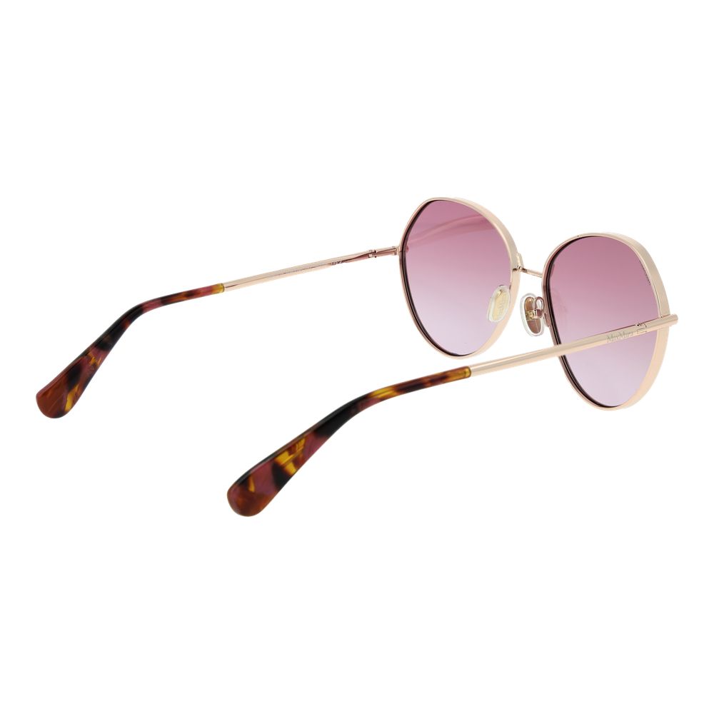 Max Mara Sonnenbrille aus Roségold-Metall