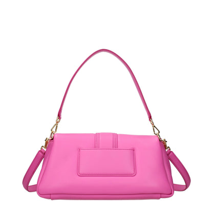 Jacquemus Schultertasche aus pinkfarbenem Leder