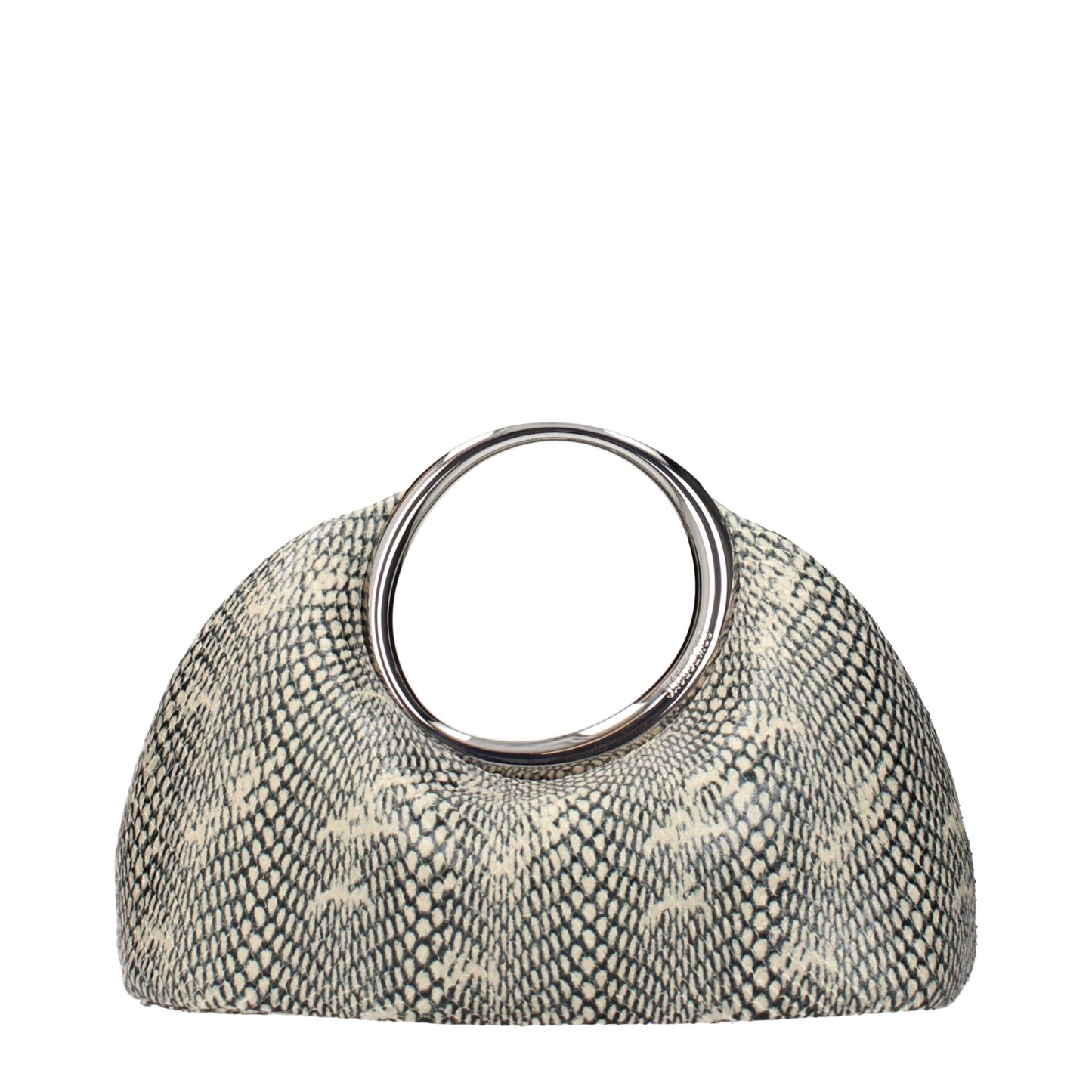 Jacquemus Beige Leder Handtasche