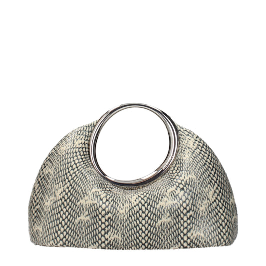Jacquemus Beige Leder Handtasche