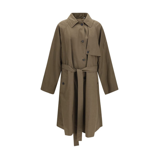 Calvin Klein Zweifarbiger Baumwoll-Trenchcoat