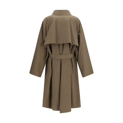 Calvin Klein Zweifarbiger Baumwoll-Trenchcoat