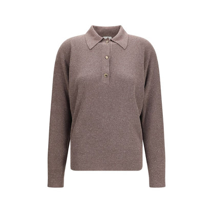 Calvin Klein Braunes Seiden-Sweatshirt