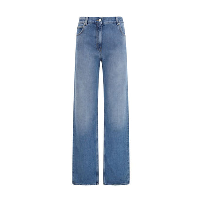 Calvin Klein Blaue Jeans aus Baumwolle im geraden Schnitt