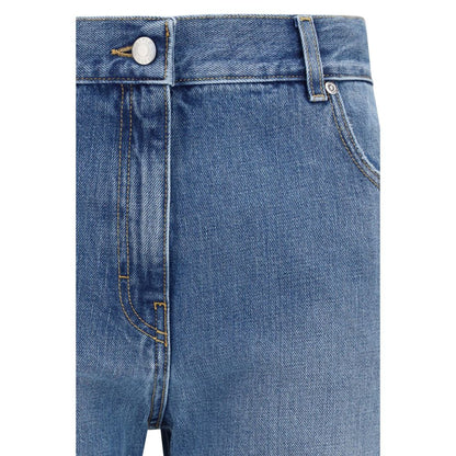 Calvin Klein Blaue Jeans aus Baumwolle im geraden Schnitt