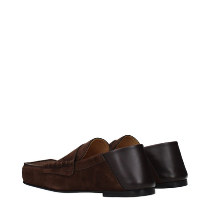 Jacquemus Braune Loafer aus Leder zum Hineinschlüpfen