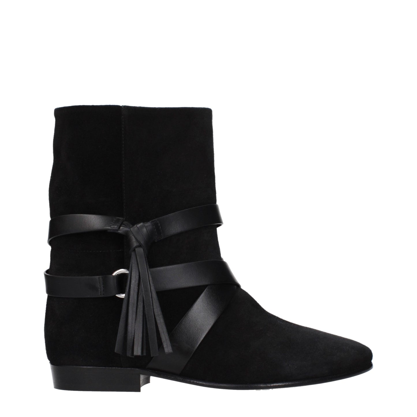 Isabel Marant Schwarze Leder-Stiefeletten