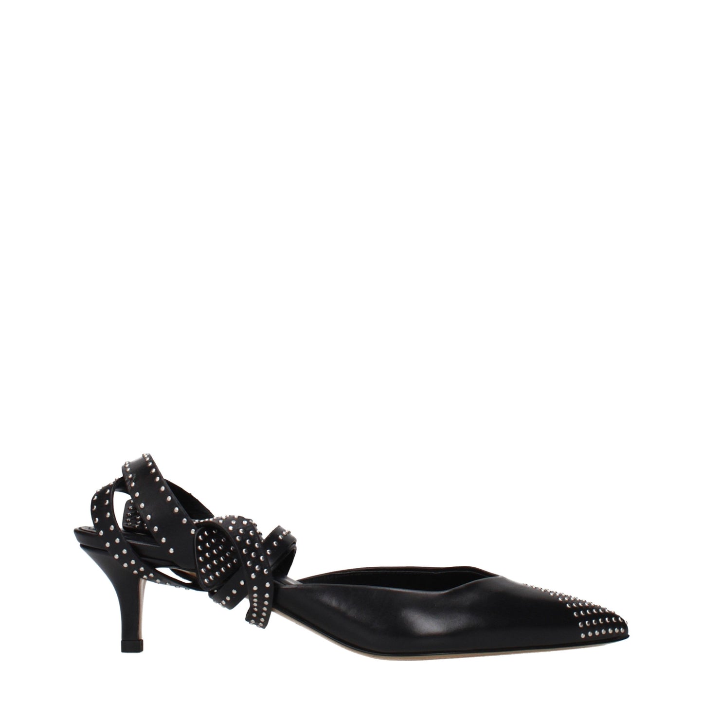 Isabel Marant Schwarze Leder Pumps mit hohem Absatz