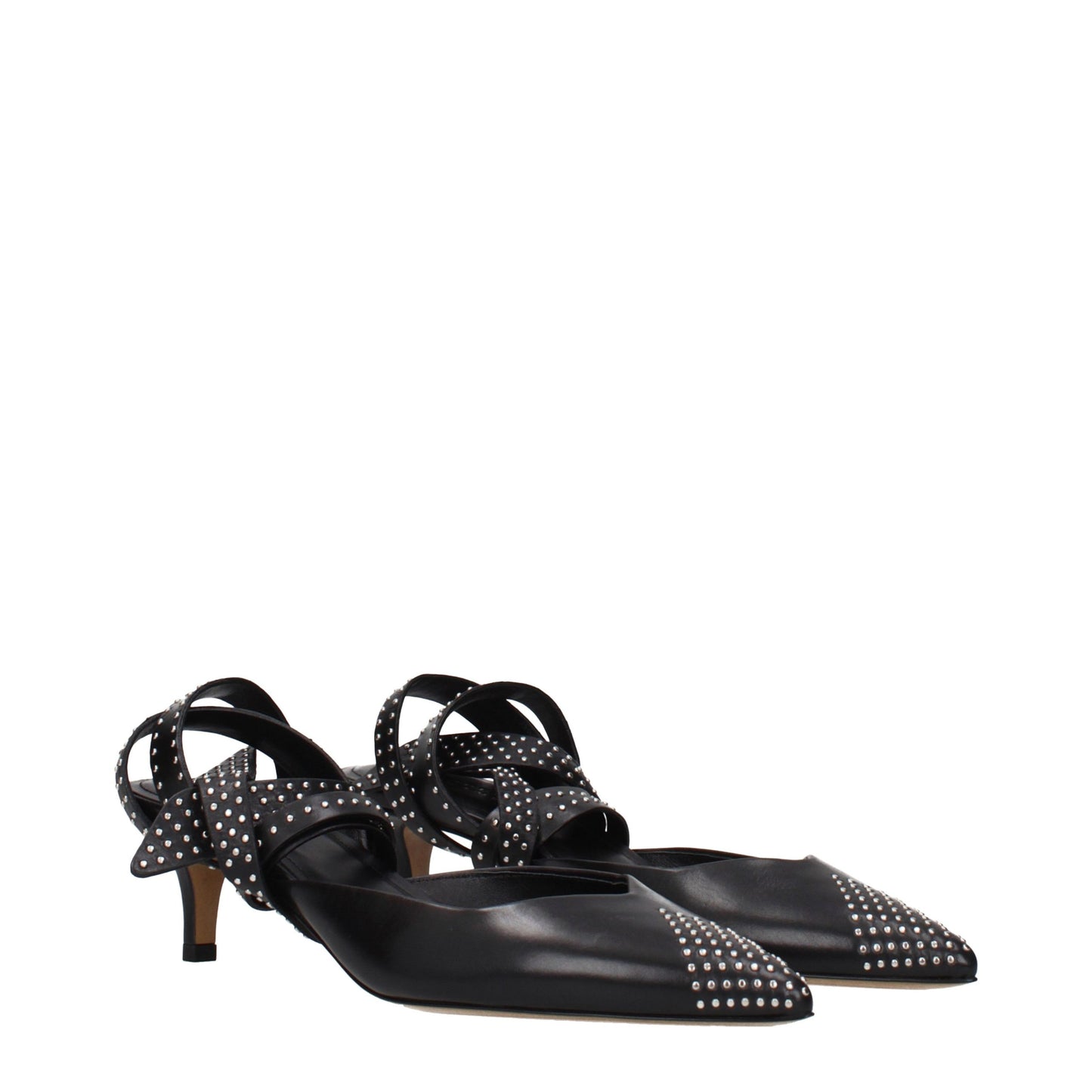 Isabel Marant Schwarze Leder Pumps mit hohem Absatz