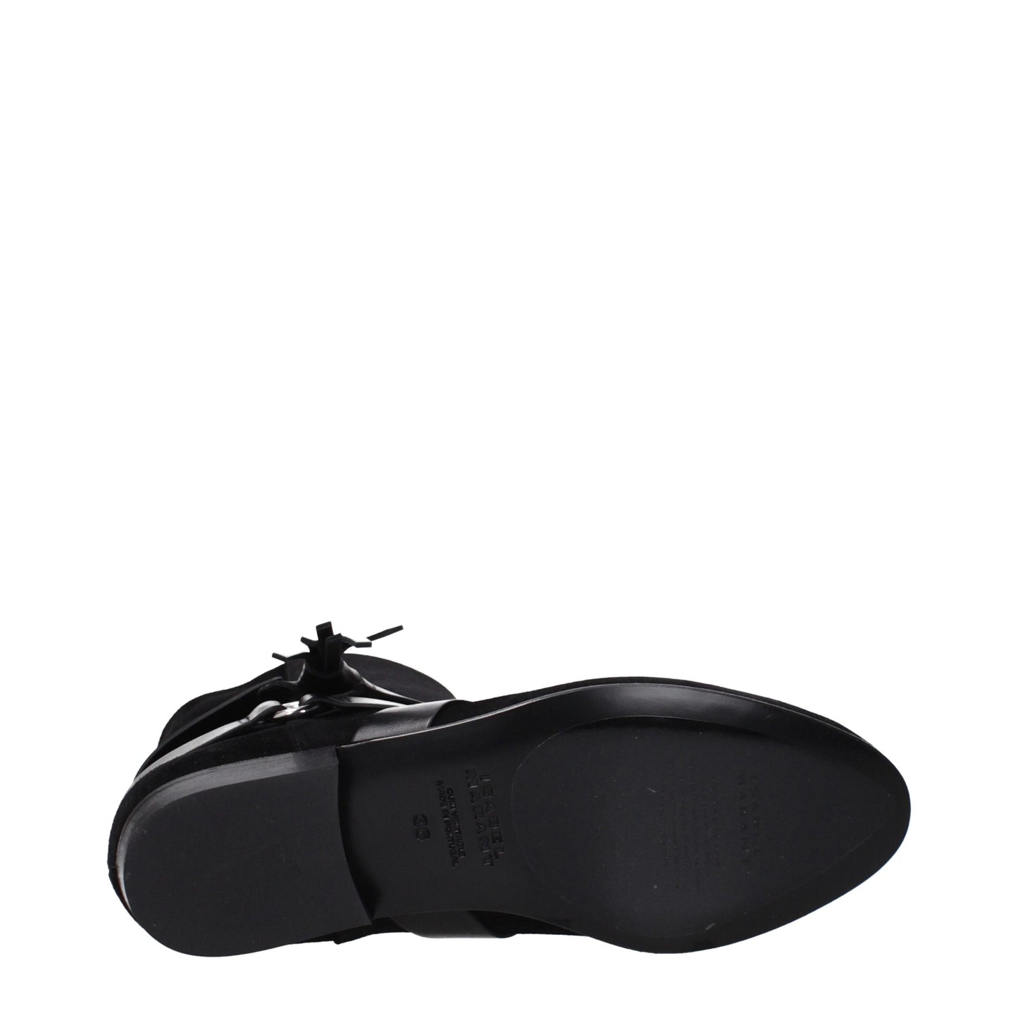 Isabel Marant Schwarze Leder-Stiefeletten