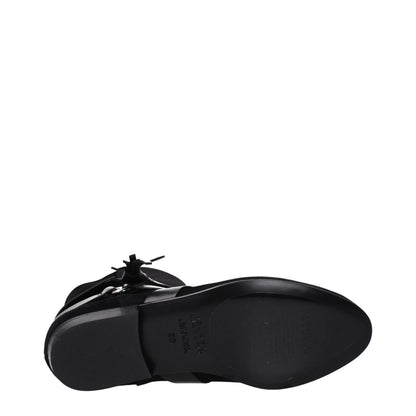 Isabel Marant Schwarze Leder-Stiefeletten