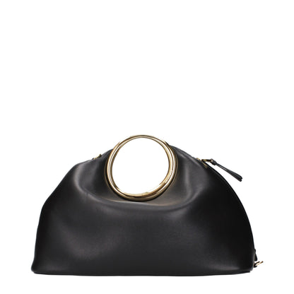 Jacquemus Schwarze Lederhandtasche