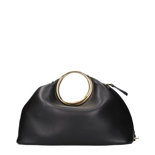 Jacquemus Schwarze Lederhandtasche