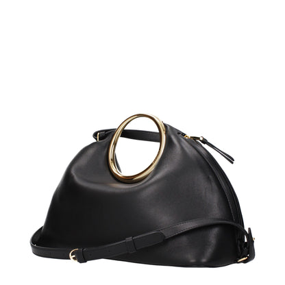 Jacquemus Schwarze Lederhandtasche