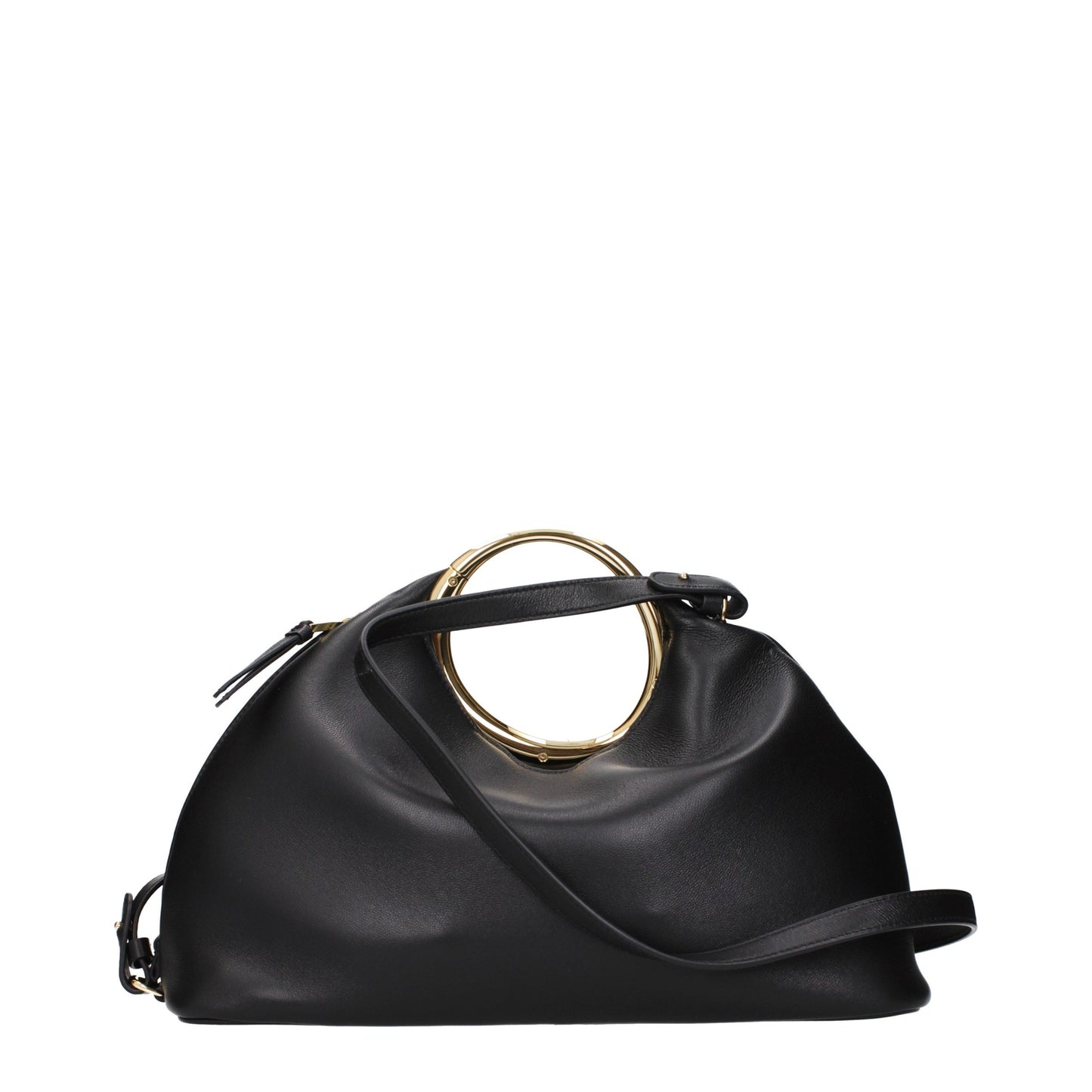 Jacquemus Schwarze Lederhandtasche