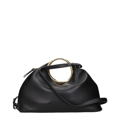Jacquemus Schwarze Lederhandtasche