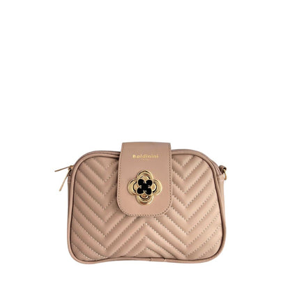 Baldinini Trend Beige PU Damen Umhängetasche