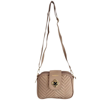 Baldinini Trend Beige PU Damen Umhängetasche