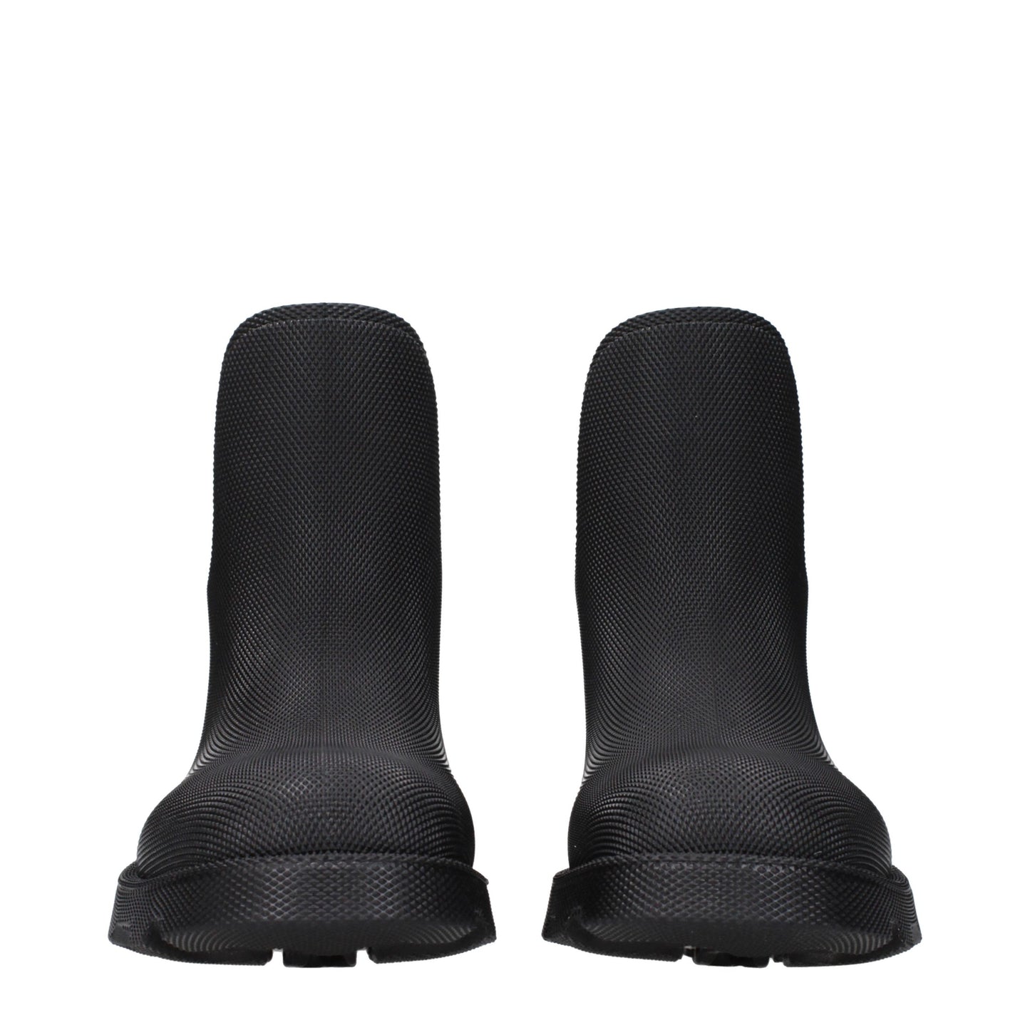 Burberry Schwarze Ankle Boots aus Baumwolle