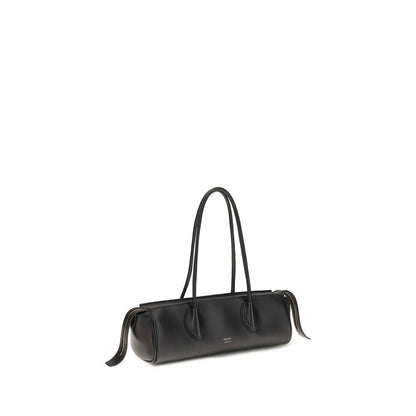 Khaite Schwarze Lammleder Schultertasche Ovis Aries Aries
