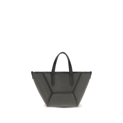 Brunello Cucinelli Schwarze Bos Taurus Kalbsleder Schultertasche