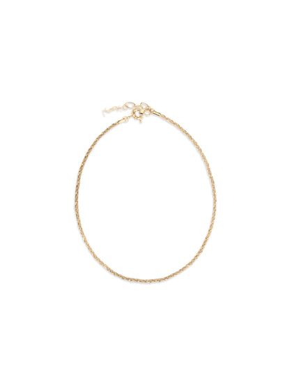 Saint Laurent Goldfarbene Halskette