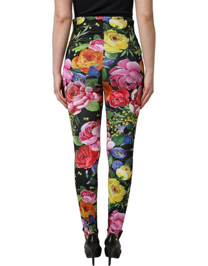 Dolce & Gabbana Multicolor Polyester Leggings