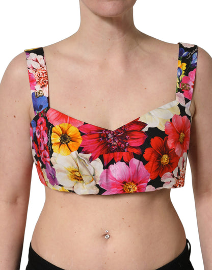 Dolce & Gabbana Multicolor Cotton Tank Top