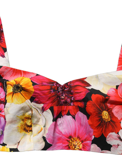 Dolce & Gabbana Multicolor Cotton Tank Top