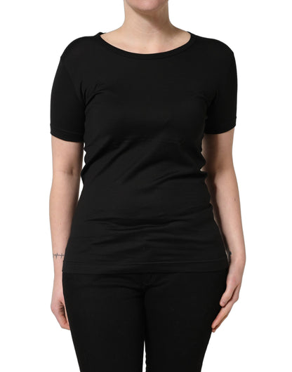 Dolce & Gabbana Black Women's Cotton T-Shirt