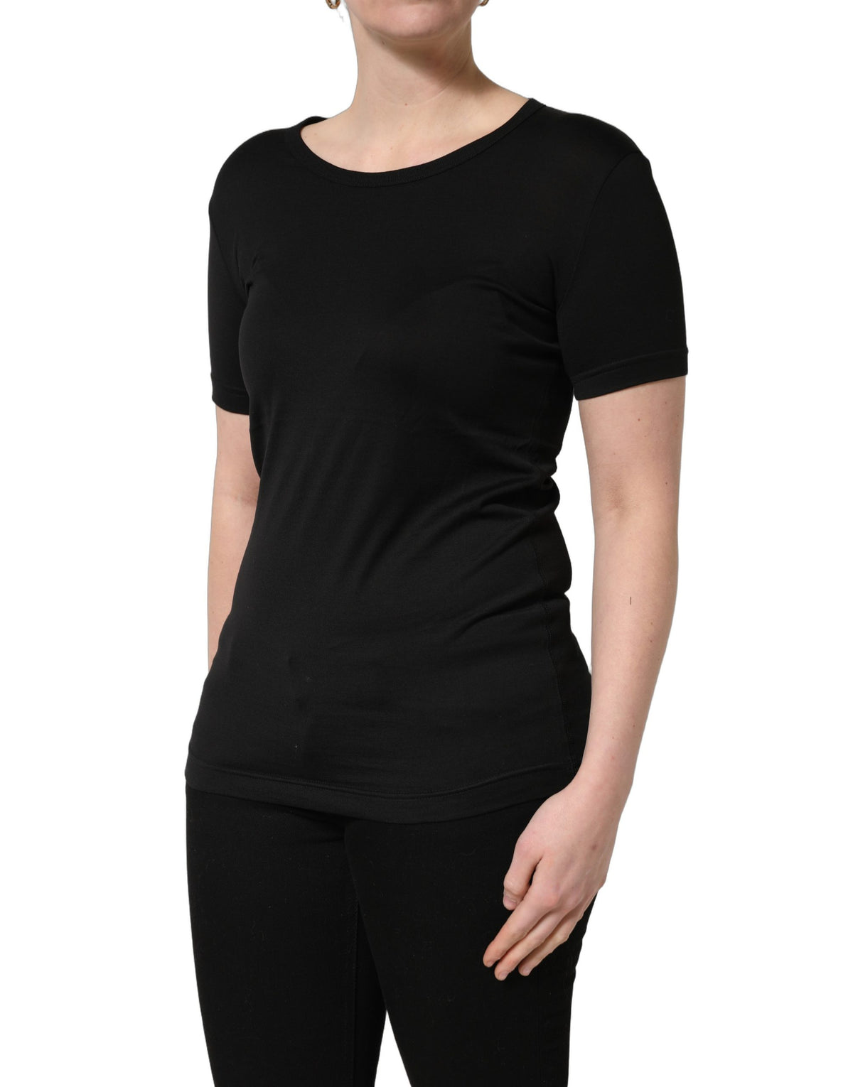 Dolce & Gabbana Black Women's Cotton T-Shirt