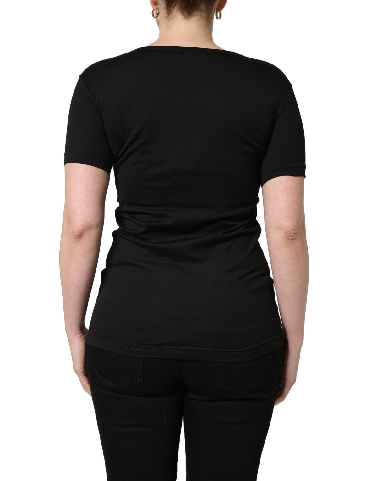 Dolce & Gabbana Black Women's Cotton T-Shirt