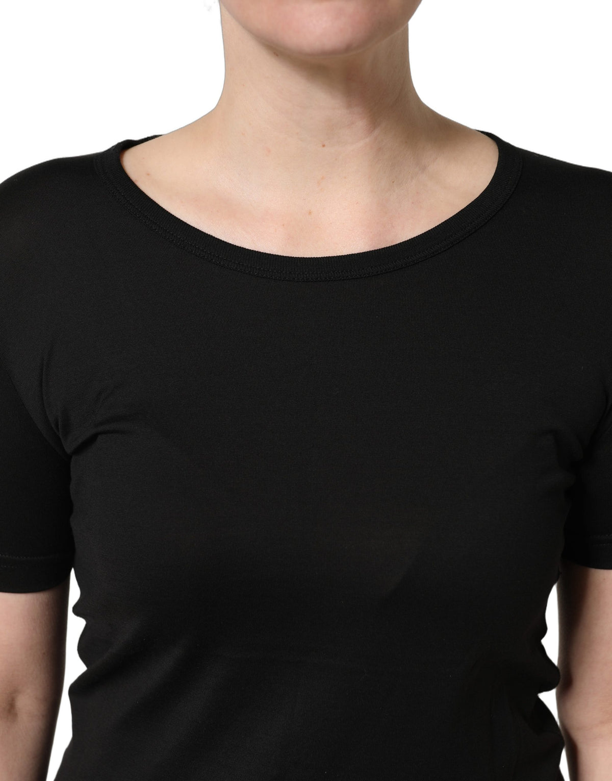 Dolce & Gabbana Black Women's Cotton T-Shirt
