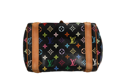 Louis Vuitton Schwarze Priscilla Handtasche aus Monogram Multicolor Canvas