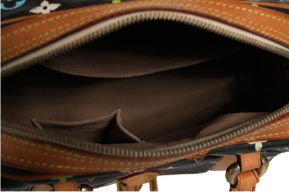 Louis Vuitton Schwarze Priscilla Handtasche aus Monogram Multicolor Canvas