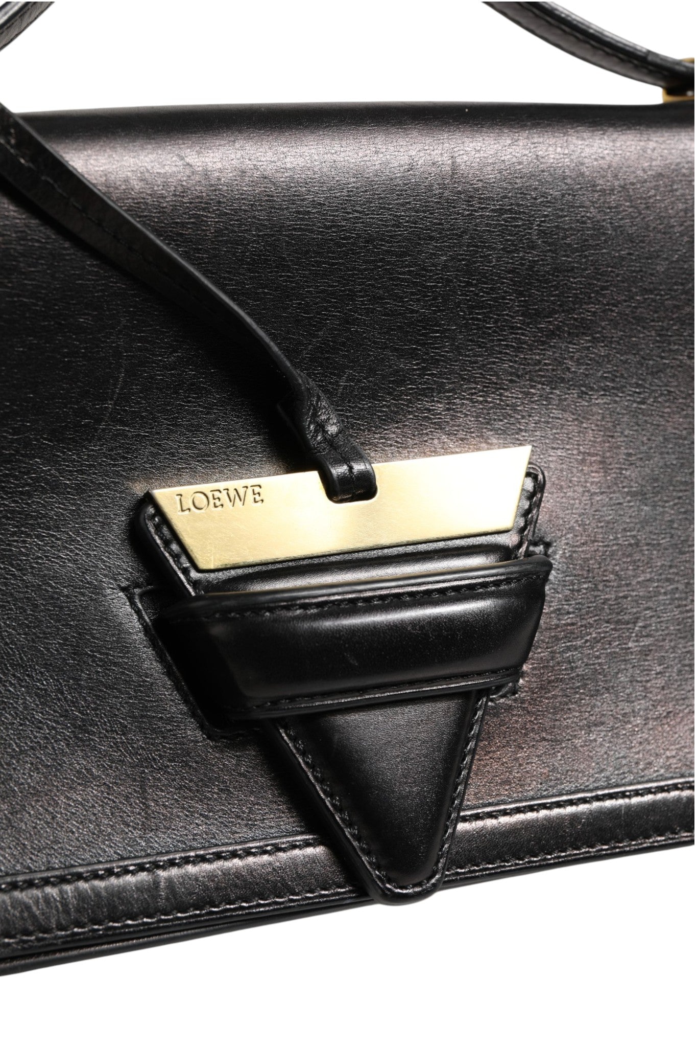 Loewe Barcelona mittelgroße Leder-Umhängetasche
