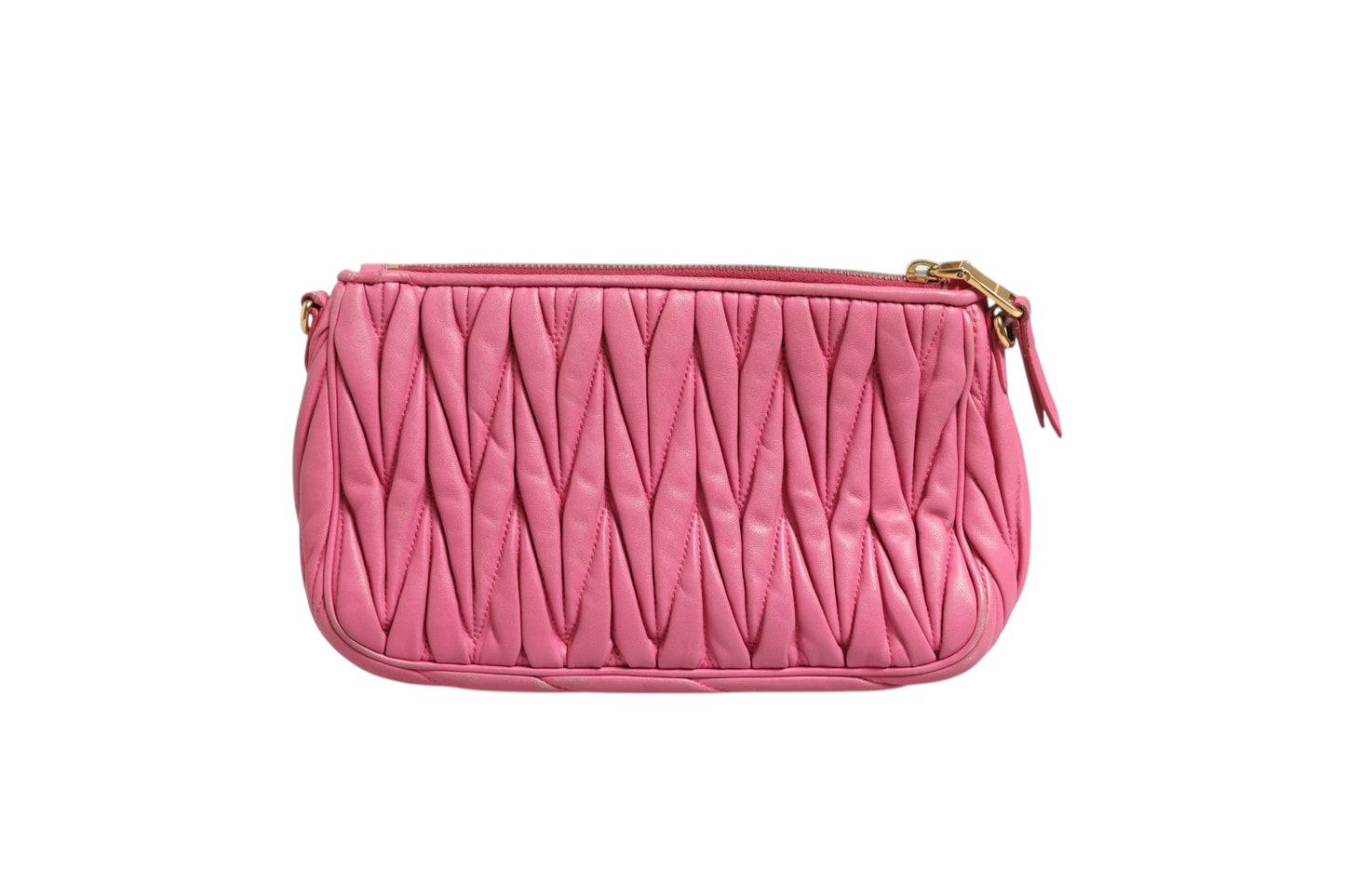 Miu Miu Matelassé Leder Schultertasche