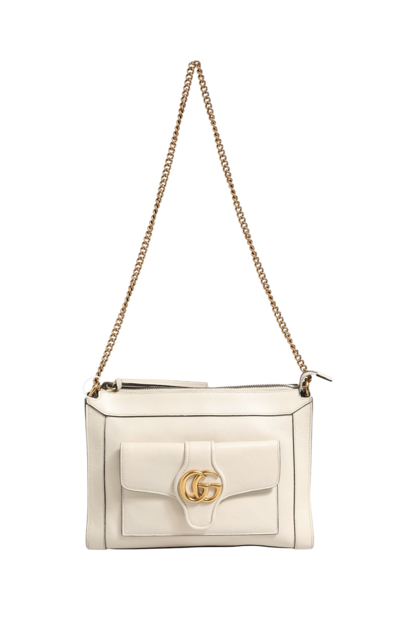 Gucci Arli Small Crossbody Bag Weißes Leder